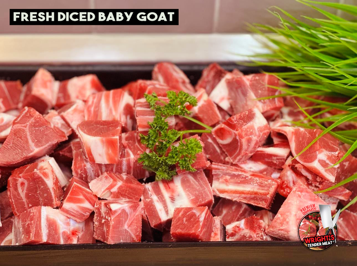 Fresh Diced Baby Goat