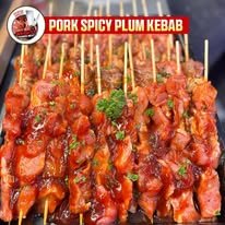 Pork Spicy Plum Kebab