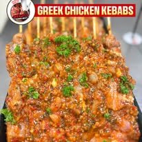 Greek Chicken Kebabs